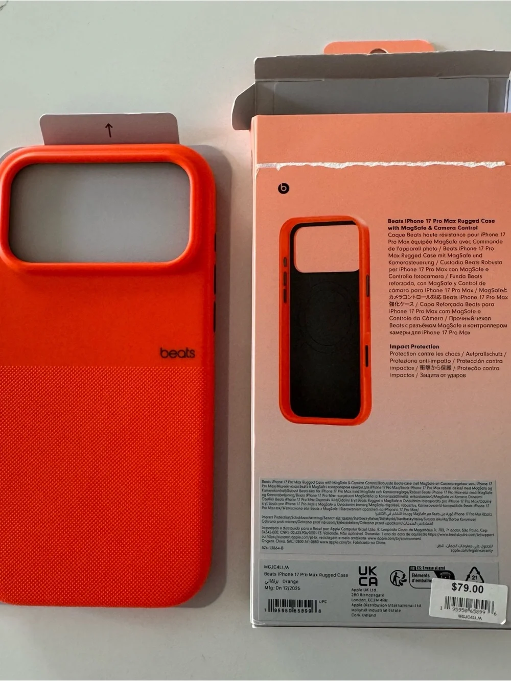 Beats iPhone 17 Pro Max Rugged Case with MagSafe & Camera Control
